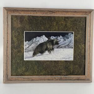 Ron Ukrainetz Art - Ridge Runner - Grizzly- Signed, Numbered, Framed & Matted